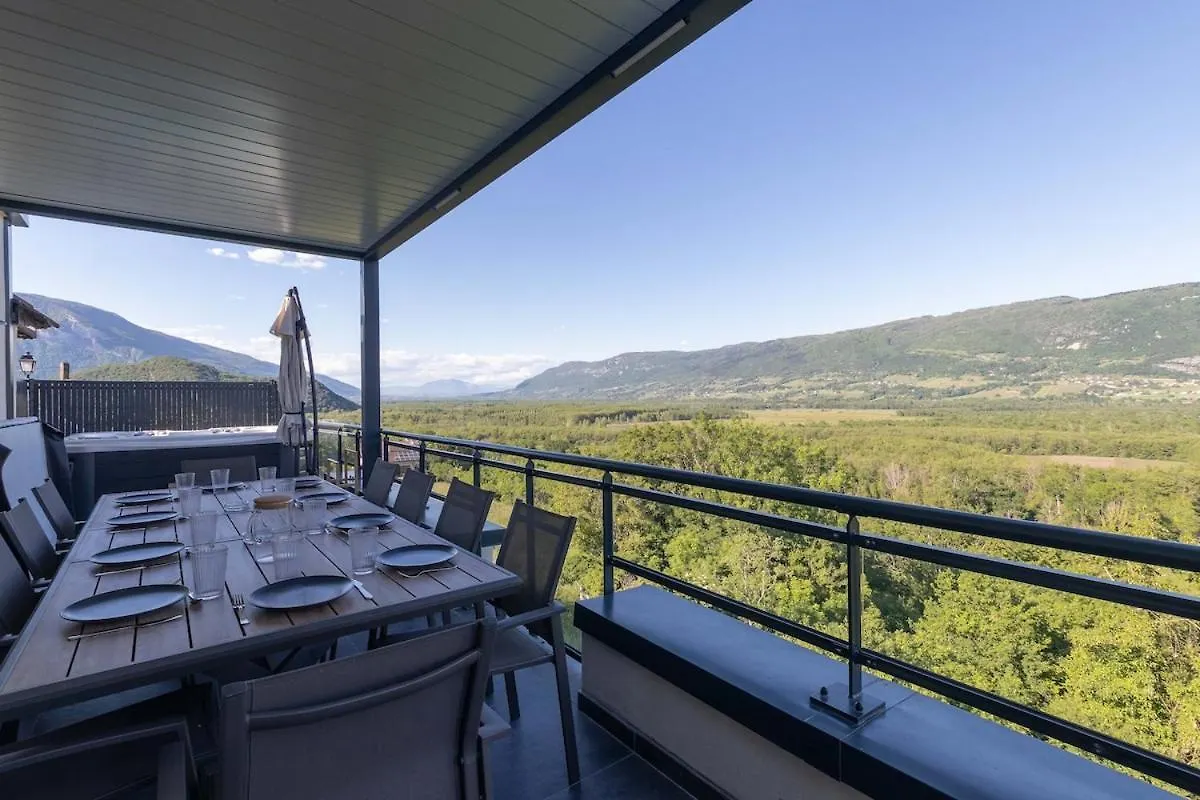 Villa Cabana & Terrasse Du Bourget - Jacuzzi Chanaz